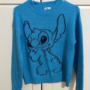 Disney Blue Stitch Graphic Sweater